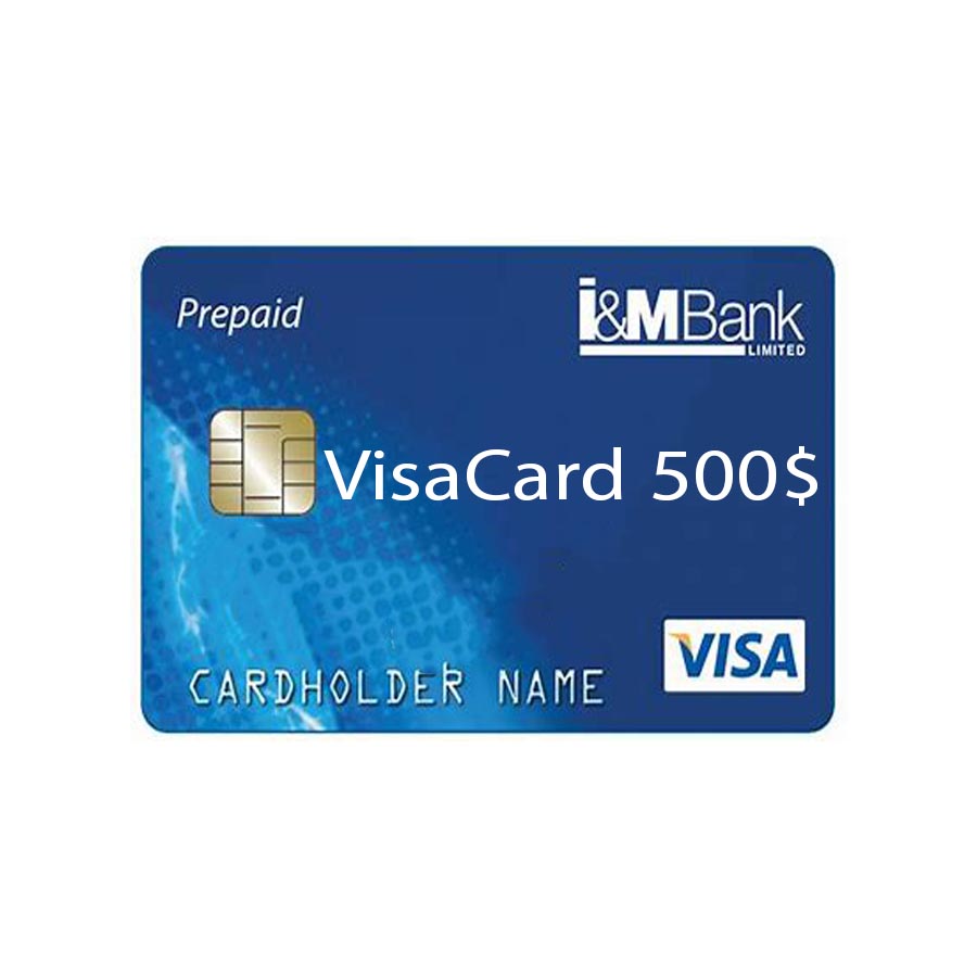 گیفت کارت ویزا 500 دلاری آمریکا